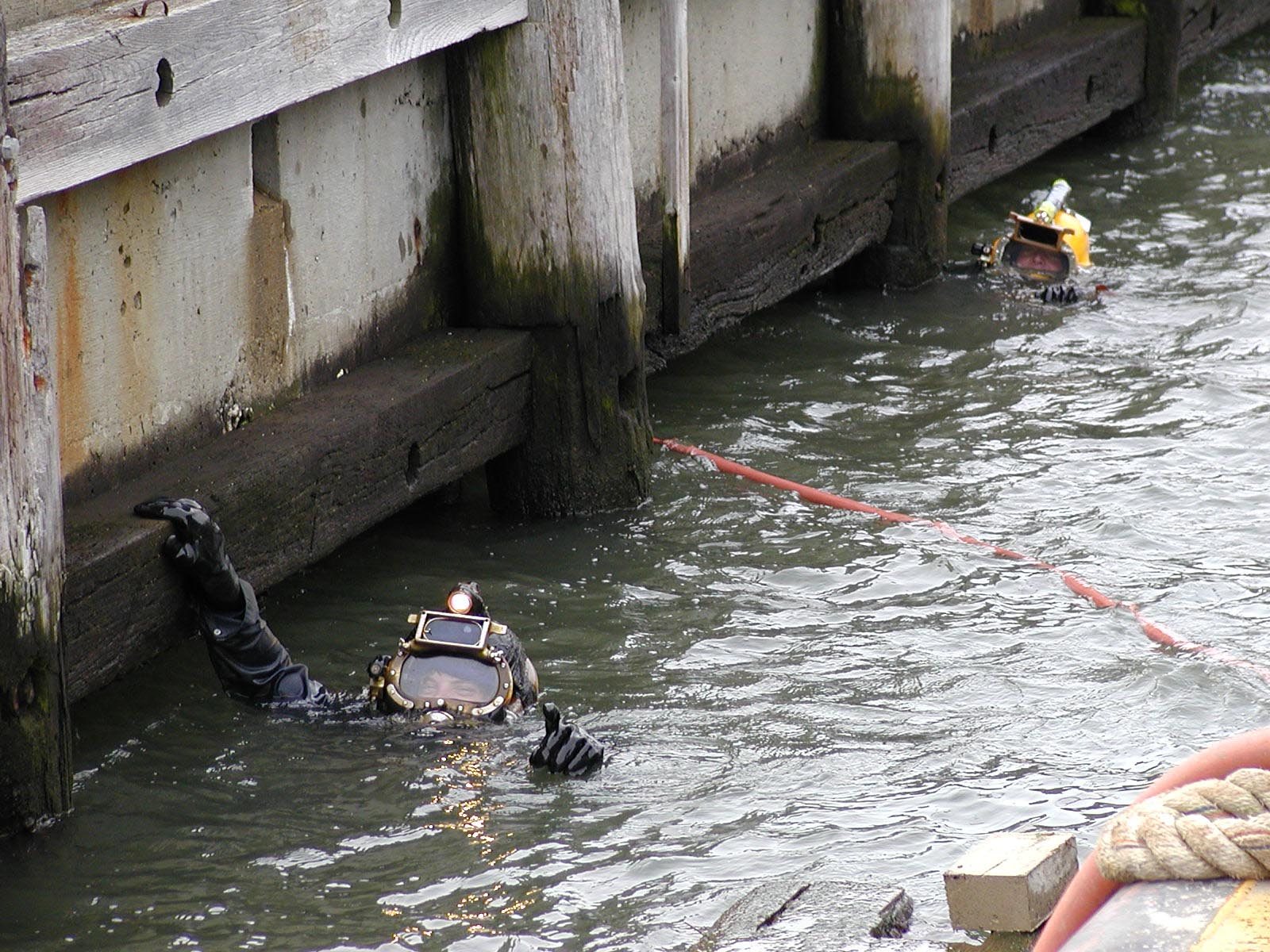 Historic Reicon commercial divers