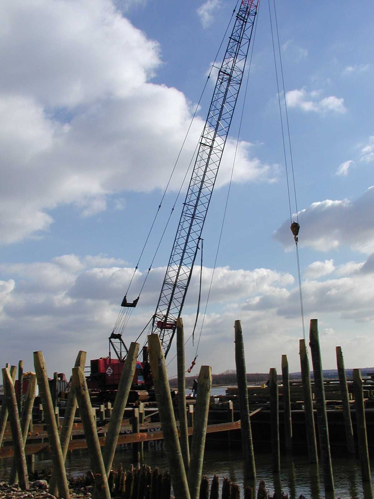 Historic Reicon pile driving operation